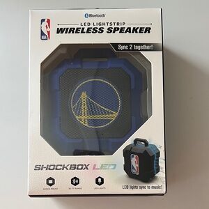 NBA Golden State Warriors LED Lightstrip Wireless Speaker - Blue and Black